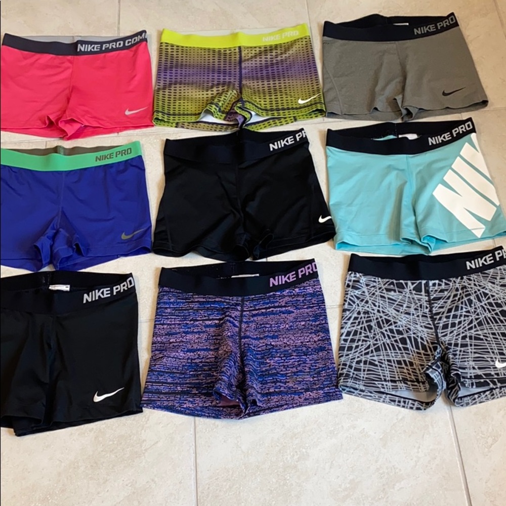 Nike pro shorts 9 pairs, SOLD SOLD SOLD